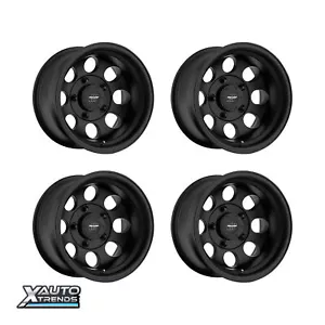 Pro Comp PA69 Vintage Flat Black 17X9 8X170 -6mm (Set of 4) - Picture 1 of 1