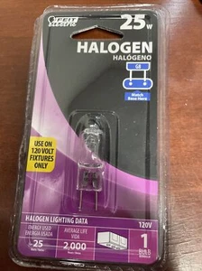 Feit Electric BPQ25/G8 Halogen 120V 25 Watt G8 pin Base New Sealed - Picture 1 of 2