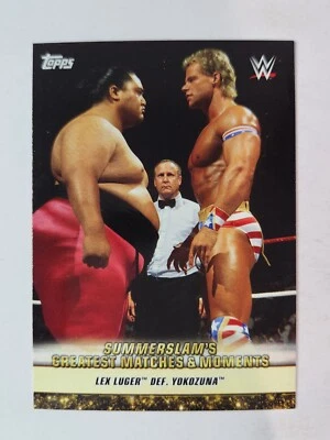 2019 Topps WWE SummerSlam Greatest Matches & Moments #GM-9 LEX LUGER - Image 1 of 2