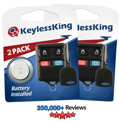 2x Replacement for Ford Escape Focus Thunderbird Lincoln LS Fob Remote Key Set Foto 1 de 4
