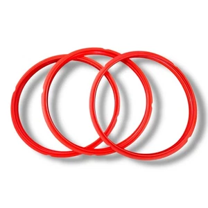 3 Silicone Sealing Ring for Instant Pot 6 Qt Instapot Seal Ring 6 Quart Bpa-Free - Imagen 1 de 5