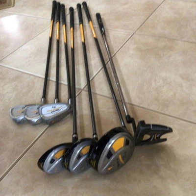 Kids Beginner  Lefty Set, Driver, Irons, Wedge, and Putter Top Flite XLJ - Image 1 of 4