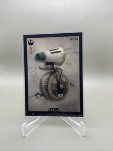 2025 Topps Star Wars Meiyo - RS-8 D-0 Black /75 - Resistance - D-O Droid - Bild 1 von 2