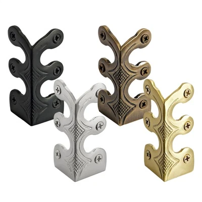 4pcs Baseboard Corner Protectors Solid Brass Skirting Board Corner Protectors