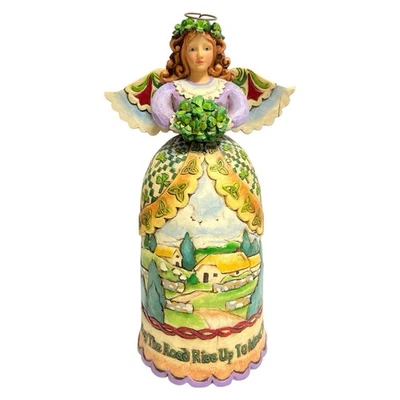 "Estatuilla Jim Shore May The Road Rise Up To Meet You Angel 2006 con caja 9""" Foto 1 de 4