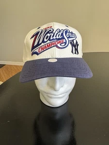 NEW VINTAGE 1999 NEW YORK YANKEES WORLD SERIES CHAMPIONS MLB STRAP BACK HAT CAP - Picture 1 of 11