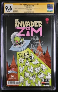 INVADER ZIM #45 9.2 HORVITZ, VASQUEZ, SIMONS, TRUEHART ETICHETTA GIALLA FIRMA CGC - Foto 1 di 2