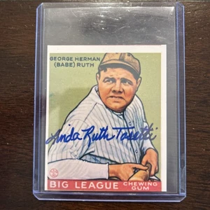 Boston Red Sox Linda Ruth Tosetti autógrafo 1933 Goudy #181 tarjeta RP IP autógrafo - Imagen 1 de 2