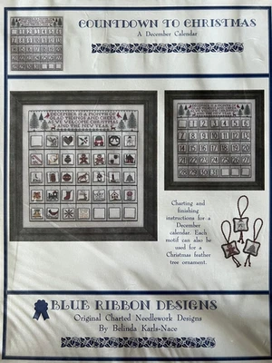 Blue Ribbon Designs-Countdown to Christmas Chart - Image 1 of 3