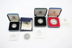 Royal Mint Westminster Silver Coins Mixed Decimals Boxed COA x4 - Picture 1 of 5