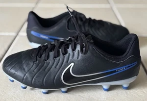 Kids Nike Tiempo Black/Blue Football/Soccer Boot Size US6Y UK5.5 24CM - Bild 1 von 7