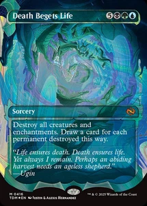 Death Begets Life (TDM-416) - mythic: (Showcase) (Borderless) - Foil Near Mint - Picture 1 of 1
