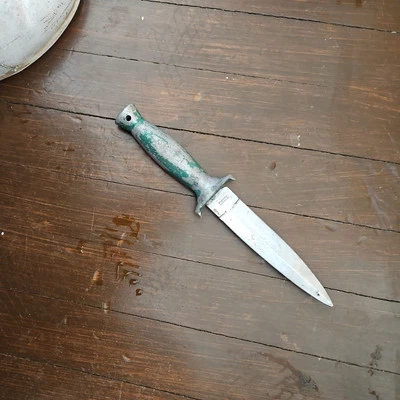 Daga de acero inoxidable hoja de 5 pulgadas 9" de longitud hecho en Pakistán barco cuchillo pirata Foto 1 de 4