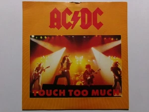 AC/DC TOUCH TOO MUCH LIVE WIRE ATLANTIC K 11435 ANGUS YOUNG HARD ROCK - Picture 1 of 3