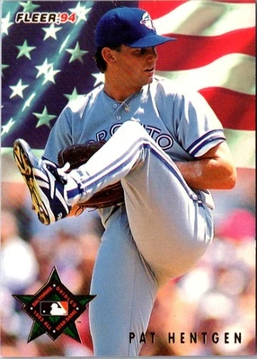 1993 Fleer Pat Hentgen #694 Toronto Blue Jays Baseball Card - Image 1 of 2