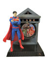 DC Comics Justice League Superman Alarm Clock Coin Bank Limited Edition 8" NIB
