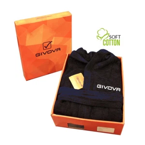ACCAPPATOIO SCATOLATO GIVOVA BLU ACCBOX 100 % COTTON SPUGNA BOX - Foto 1 di 2