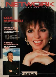 NETWORK MAGAZINE -MAR/APR 1988 - LIZA MINNELLI / ROBBIE ROBERTSON ! - Picture 1 of 1