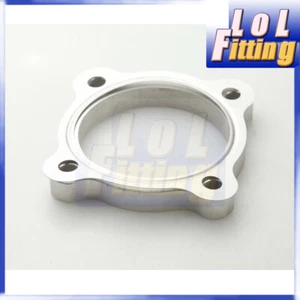 Brida y junta de tubo de escape turbo SS de 3" 4 pernos envío a EE. UU. para T4 GT35 T3/60-1 - Imagen 1 de 4