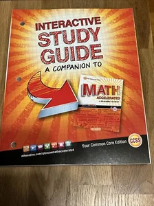 Glencoe INTERACTIVE STUDY GUIDE COMPANION Math Accelerated 2014 McGraw Hill NEW - Bild 1 von 5