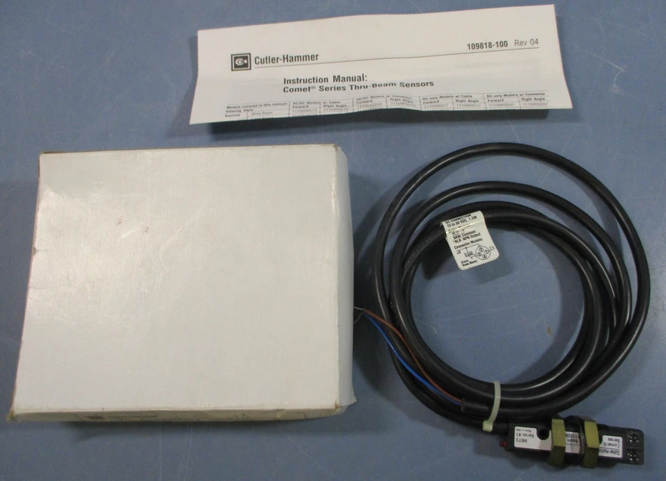 Eaton Cutler Hammer 11100R6513 Photoelectric Thru-Beam Sensor 20-264VAC/15-30VDC - Image 1 of 4
