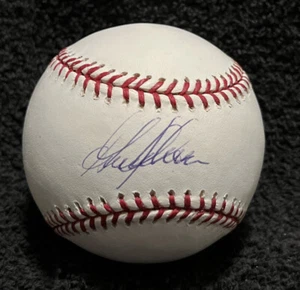 Garret Anderson SIGNED AUTOGRAPHED OMLB Baseball Steiner - Picture 1 of 3