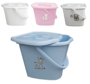 Secchio secchio secchio secchio porta pannolini cambio pannolini + coperchio 12L - Foto 1 di 20