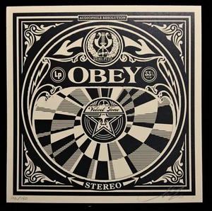 SHEPARD FAIREY hand signiert Party At Moontower box record ed150 2011 obey giant - Bild 1 von 4