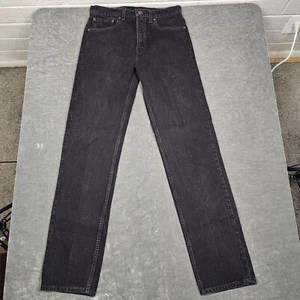 Vintage LEVIS 505 Jeans Adult 32x34 (Tag 33x34) Black Made In USA Y2K 90s 1996 - Picture 1 of 11
