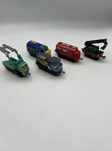 Lot of 5 Tomy Chuggington Train Cars Zack Brewster Digger Car Wilson Cormac - Picture 1 of 21
