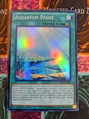Yu-Gi-Oh! TCG Aquarium Stage DRL2-EN042 Super Rare 1st Edition Near Mint - Image 1 of 4
