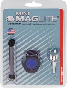 Mag-Lite Zubehörset mit AA Mag-Lites Objektivdeckel farbige Linsen Clip Lanyard Loop - Bild 1 von 1