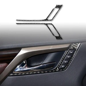 Carbon Fiber Interior Door Handle Panel Trim Cover Fit Lexus RX300 270 200T 450H - Picture 1 of 4