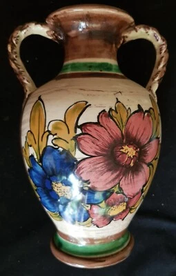 Jasba Blumen Vase über 1000 Grad gebrannt West- Germany H. 25 cm - Bild 1 von 4