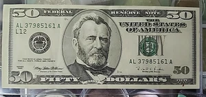 1996 Series ~ San Francisco $50 Fifty Dollar Bill Note - Picture 1 of 10