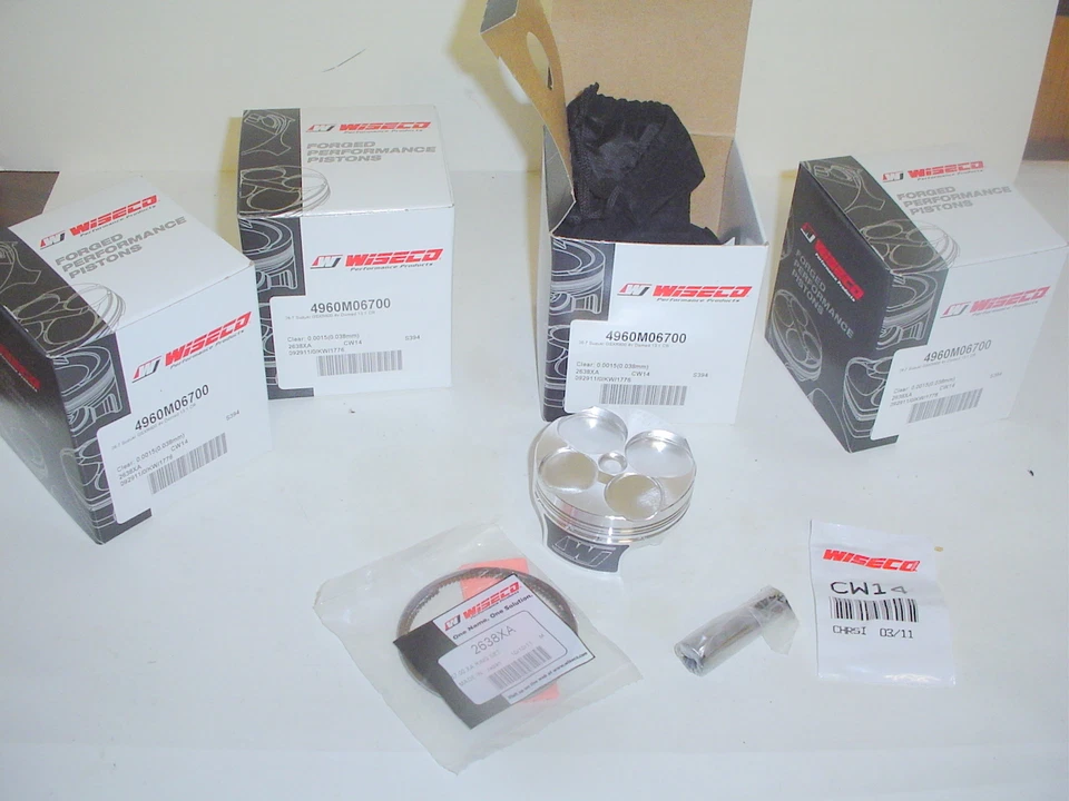 KIT PISTÓN WISECO CK199 FORJADO GRAN DIÁMETRO 636cc GSXR600 GSXR-600 SUZUKI DRAGBIKE Foto 1 de 1