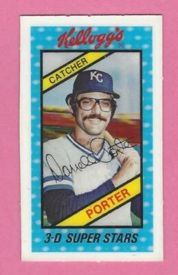 1980 Kellogg's Baseball Darrell Porter Card # 12 NM/MT NO CRACKS! - Image 1 of 2
