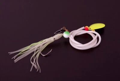 AQUANTIC Naturköder System Fluo Hakengröße 10/0 oder 12/0 Leng-Vorfach Lumb - Bild 1 von 3