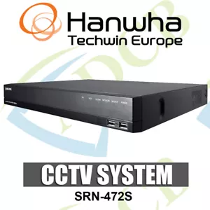 Samsung SRN-472S 4 Channel Real Time Compact Network Video Recorder PoE 1TB - Picture 1 of 4