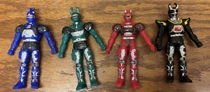 Juego de 4 figuras Bandai Beetleborgs 1995 3" - Imagen 1 de 2