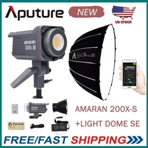 Aputure Amaran 200x S 200W Bi-Color 2700-6500k LED Video Light UPG+Light Dome SE - Picture 1 of 8