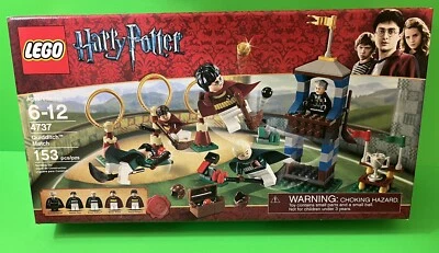 LEGO 4737 HARRY POTTER ~ QUIDDITCH MATCH ~New Sealed Retired HOOCH Malfoy Flint - Image 1 of 4