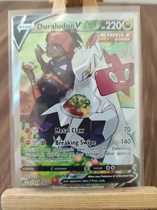 Tarjeta Pokémon Duraludon V 198/203 Evolving Skies arte completo alternativo ultra rara - Imagen 1 de 12