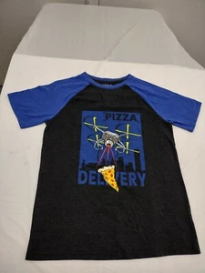 Youth Pizza Delivery by Drone t-shirt Size XL / 16 - Picture 1 of 6