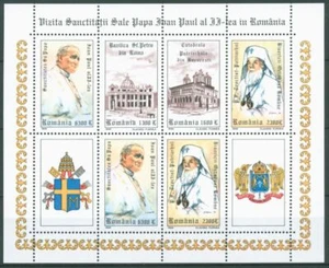 Rumanía 1999 Papa Juan Pablo II 5410/13 K MNH (C63873) - Imagen 1 de 1