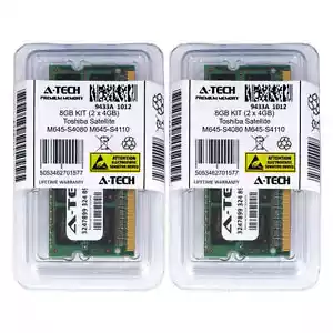 8GB KIT 2 x 4GB Toshiba Satellite M645-S4080 M645-S4110 M645-S4112 Ram Memory - Picture 1 of 1