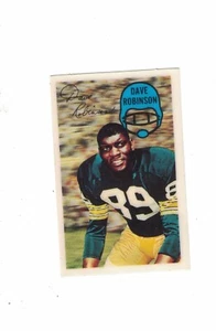 1970 Kellogg's Football Dave Robinson #15 *PACKERS* - Foto 1 di 2