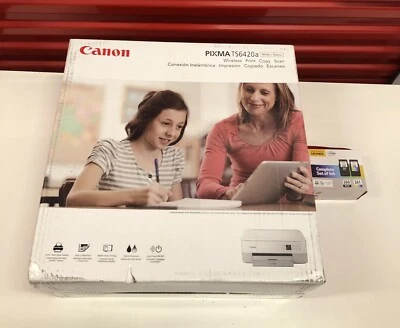 NEW Canon PIXMA TS6420a Wireless All-In-One Color Inkjet Printer & Ink - Image 1 of 4
