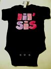  Lil' Sis One-Piece By Rabbit Skin, Size 6 Months, Black, Brand New
