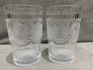 2x Hendrick's Gin Highball Crystal Cut Glass Tumbler Christmas Gift Brand New - Foto 1 di 5